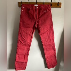 Your Neighbors Men’s red denim